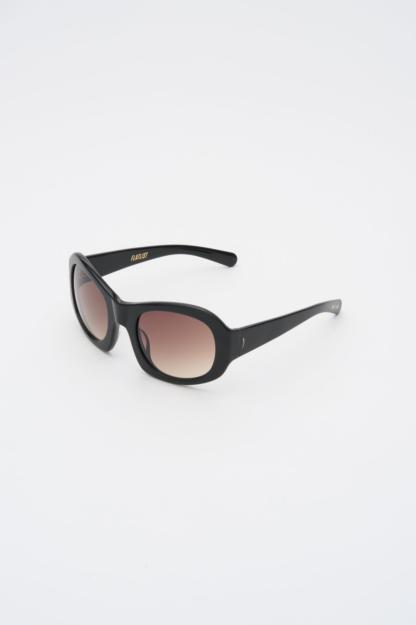 EZRA Solid Black / Brown Gradient Lens