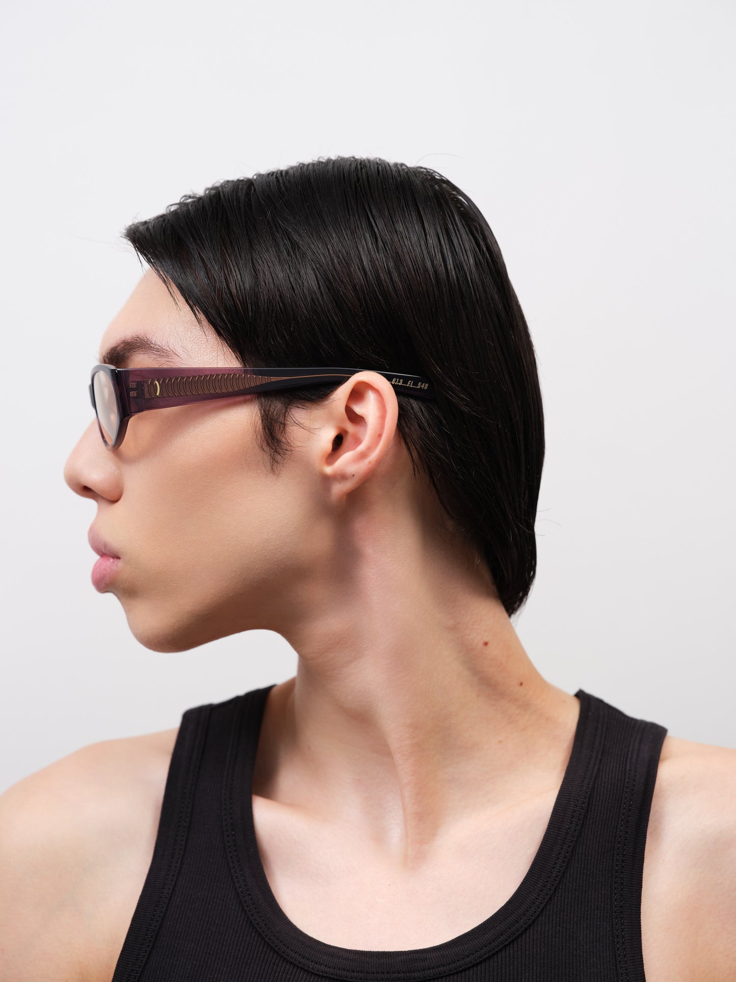 EDDIE KYU Crystal Wineberry / Peach Lens