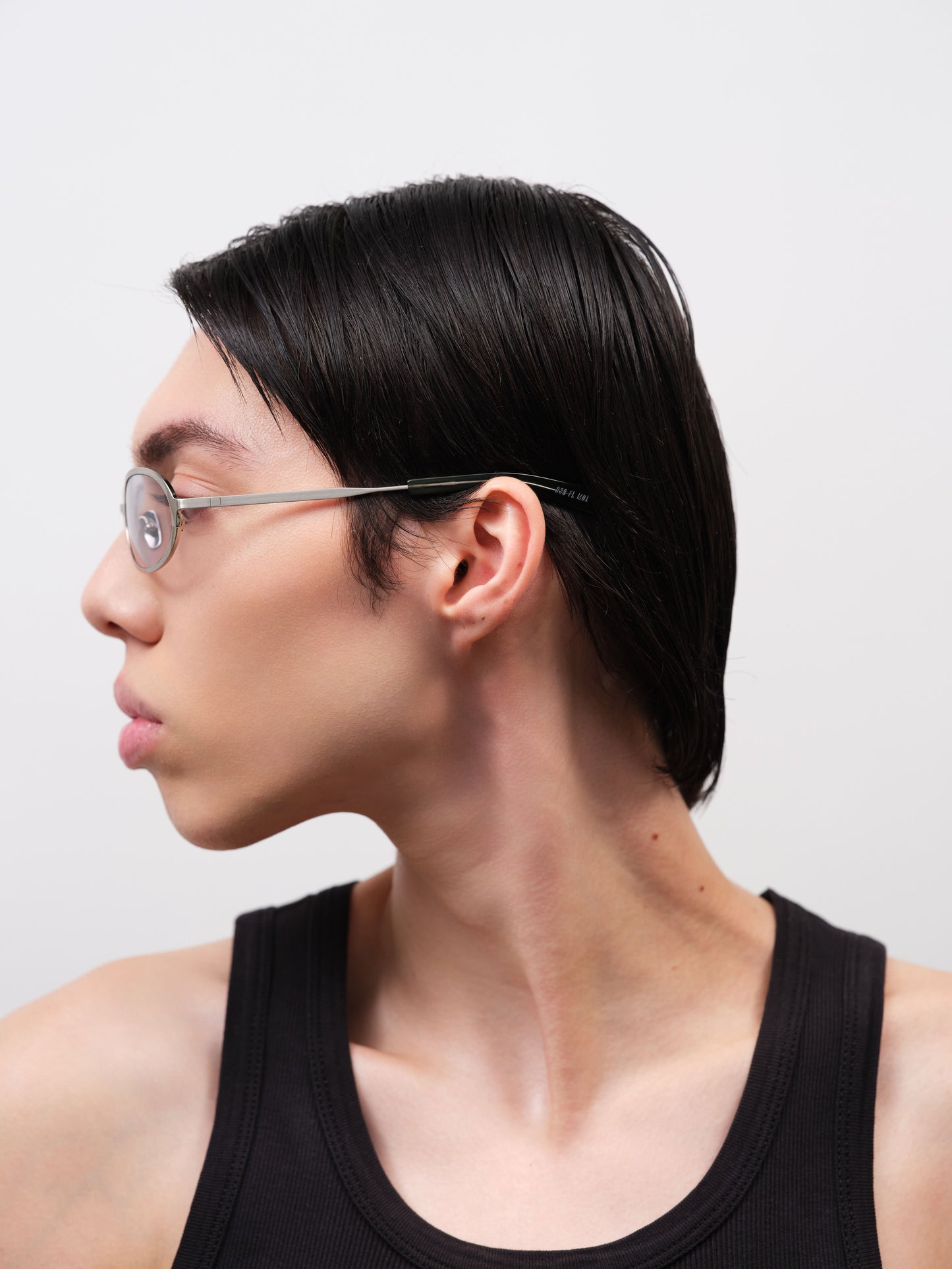 COHEN Brushed Silver / Transparent Grey Lens