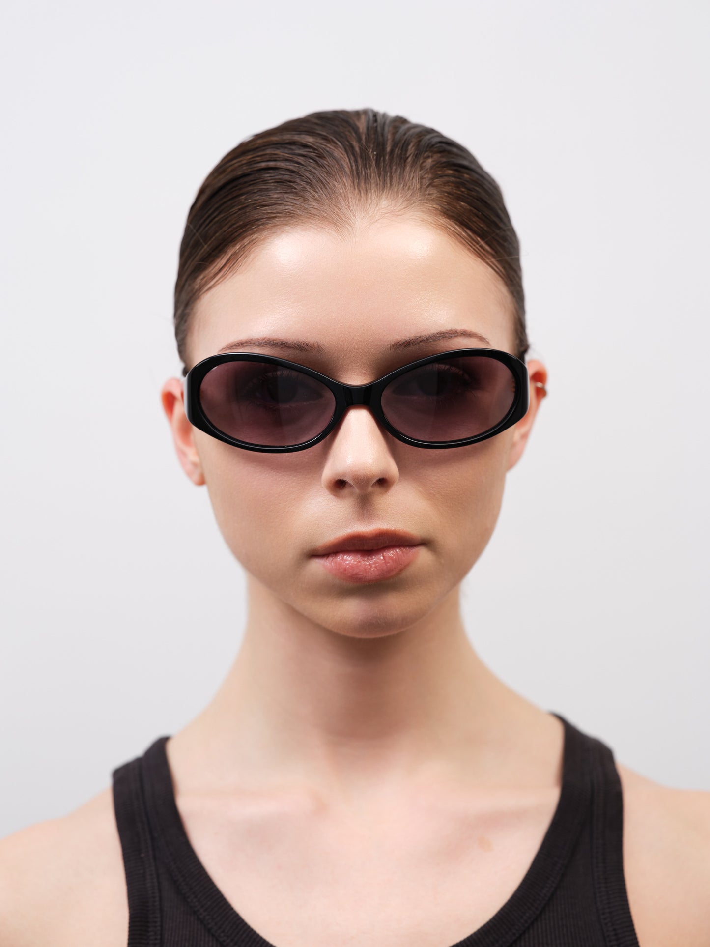 OPEL Solid Black / Black Gradient Lens