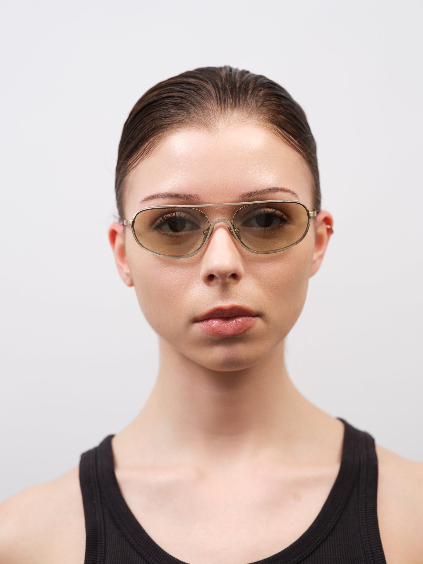 CADEN Brushed Light Gold / Chill Out Green Lens