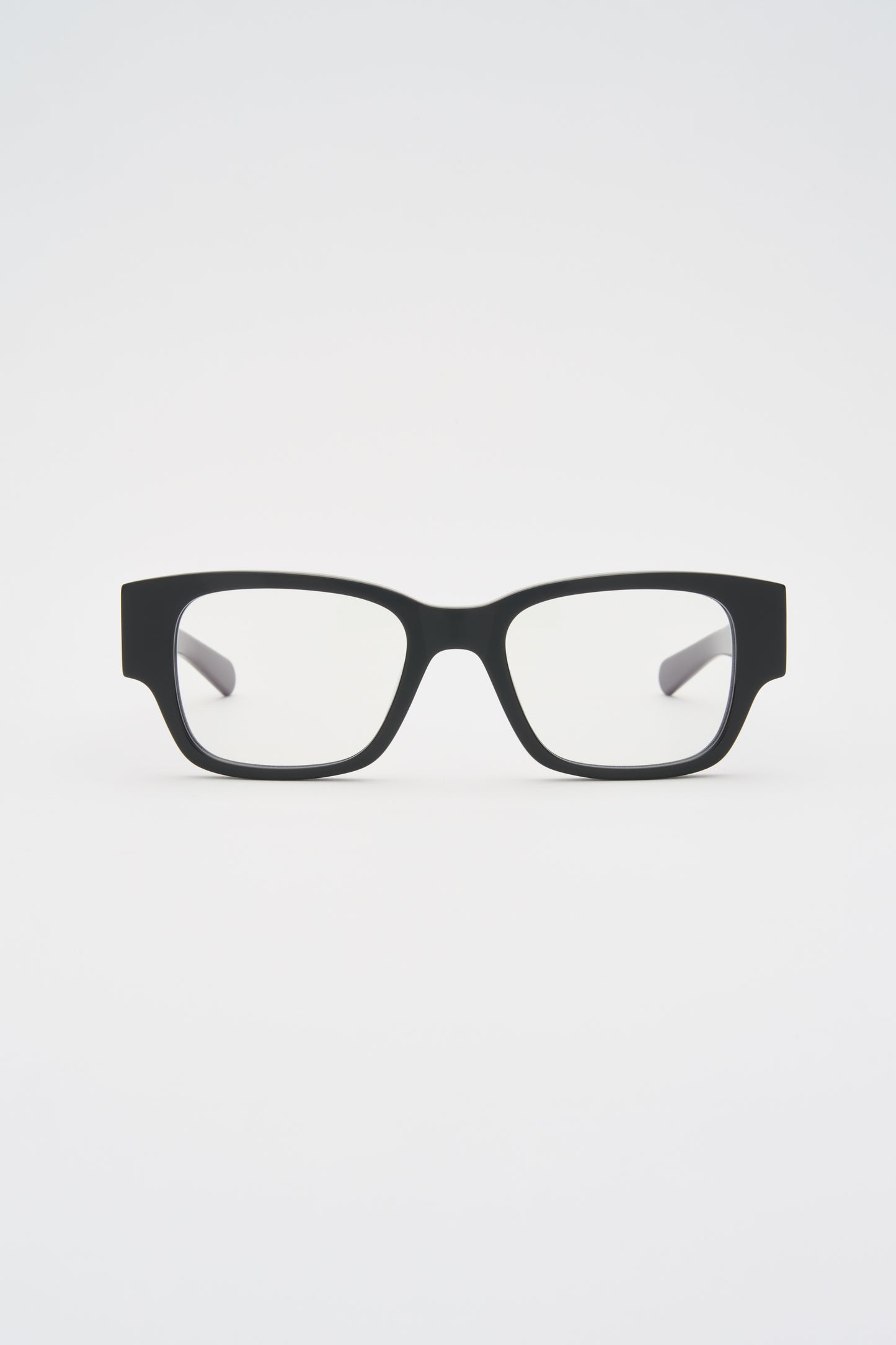 ALEC Solid Black / Clear Lens Blue Light