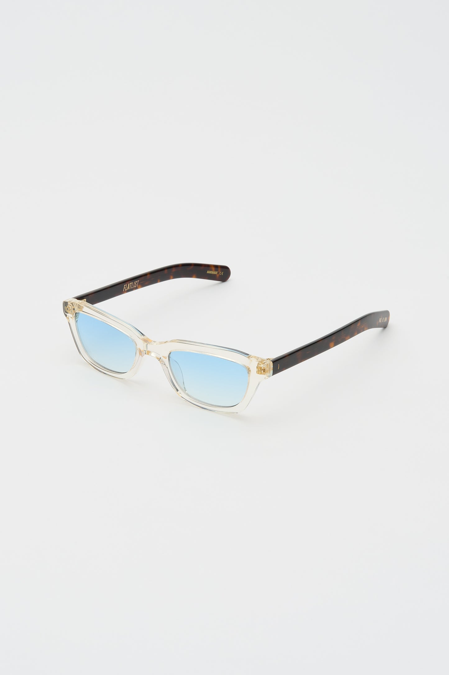 CLINT Crystal Yellow / Dark Tortoise / Light Blue Lens