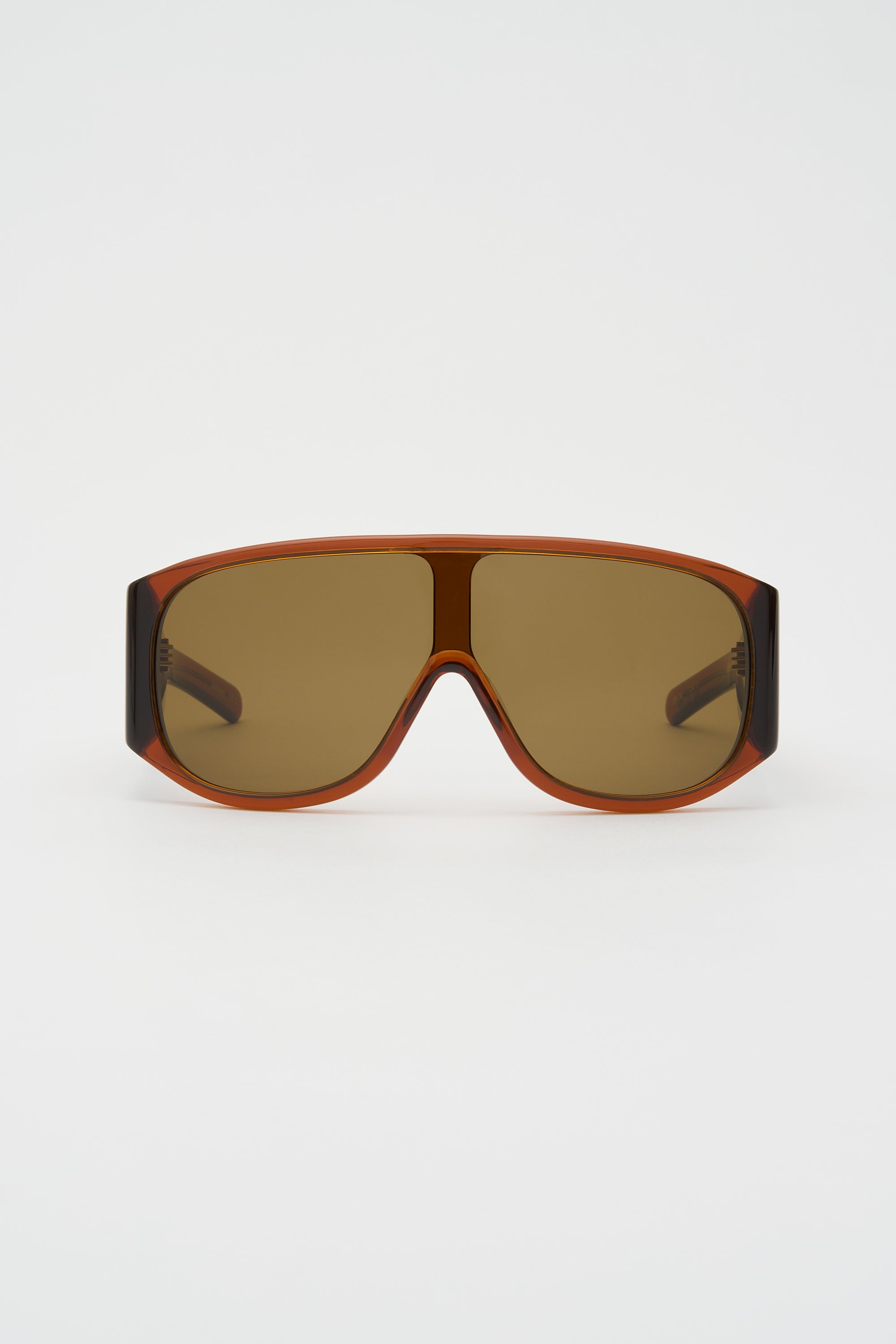 JOHN JOVINO Crystal Brown / Solid Brown Lens – FLATLIST EYEWEAR