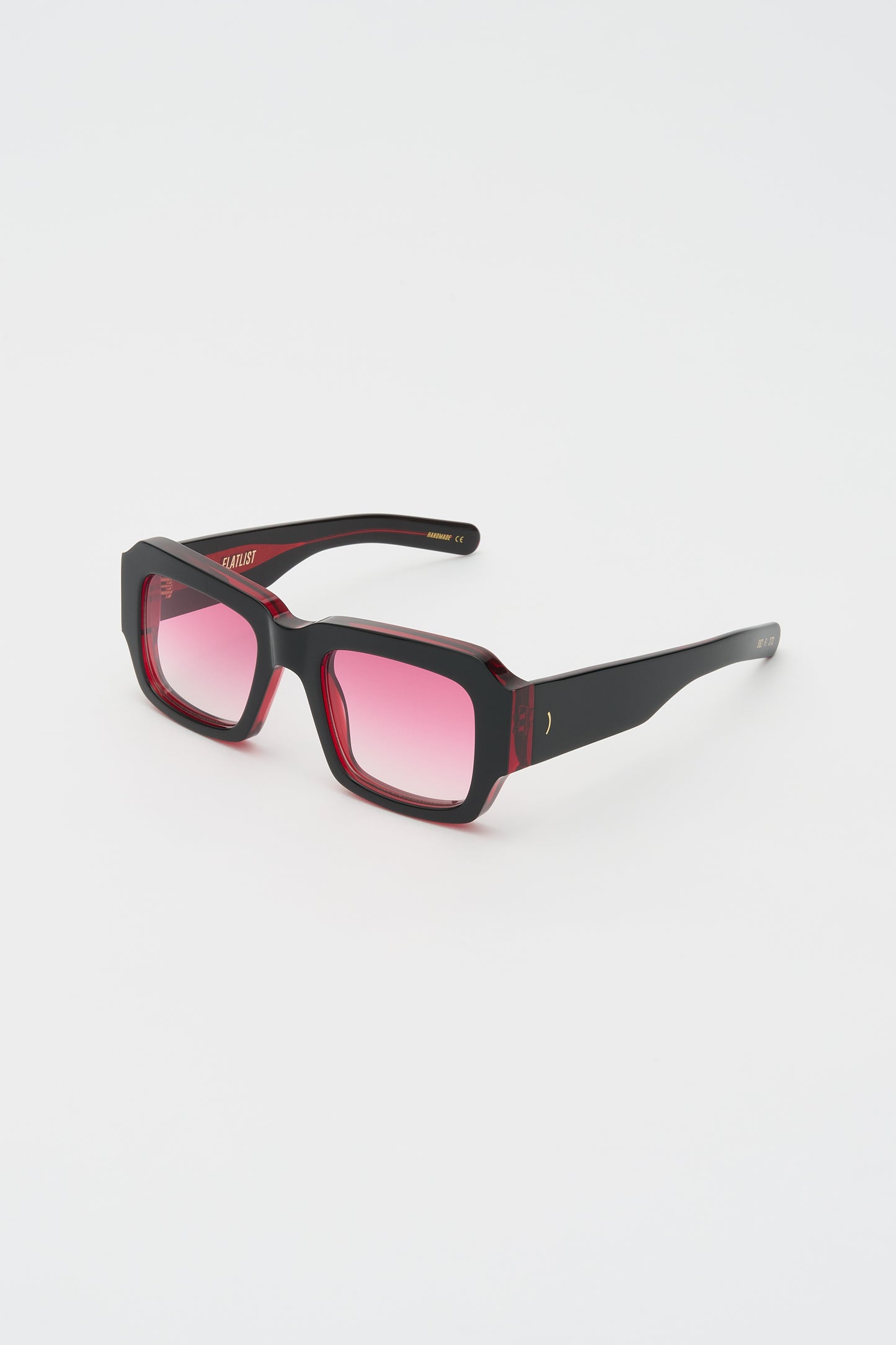 MARFA Solid Black / Solid Bordeaux / Pink Gradient Lens