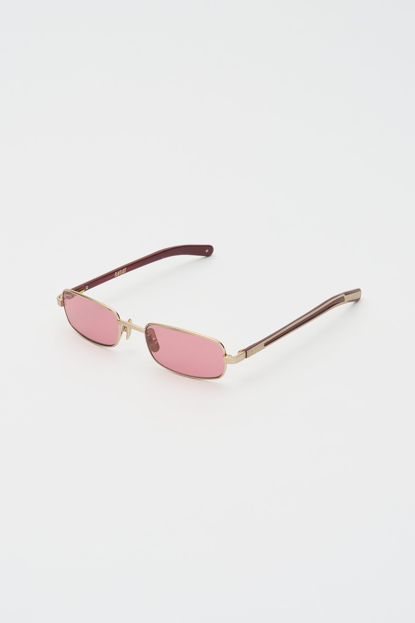 STING Brushed Light Gold / Solid Bordeaux / Dust Pink Lens