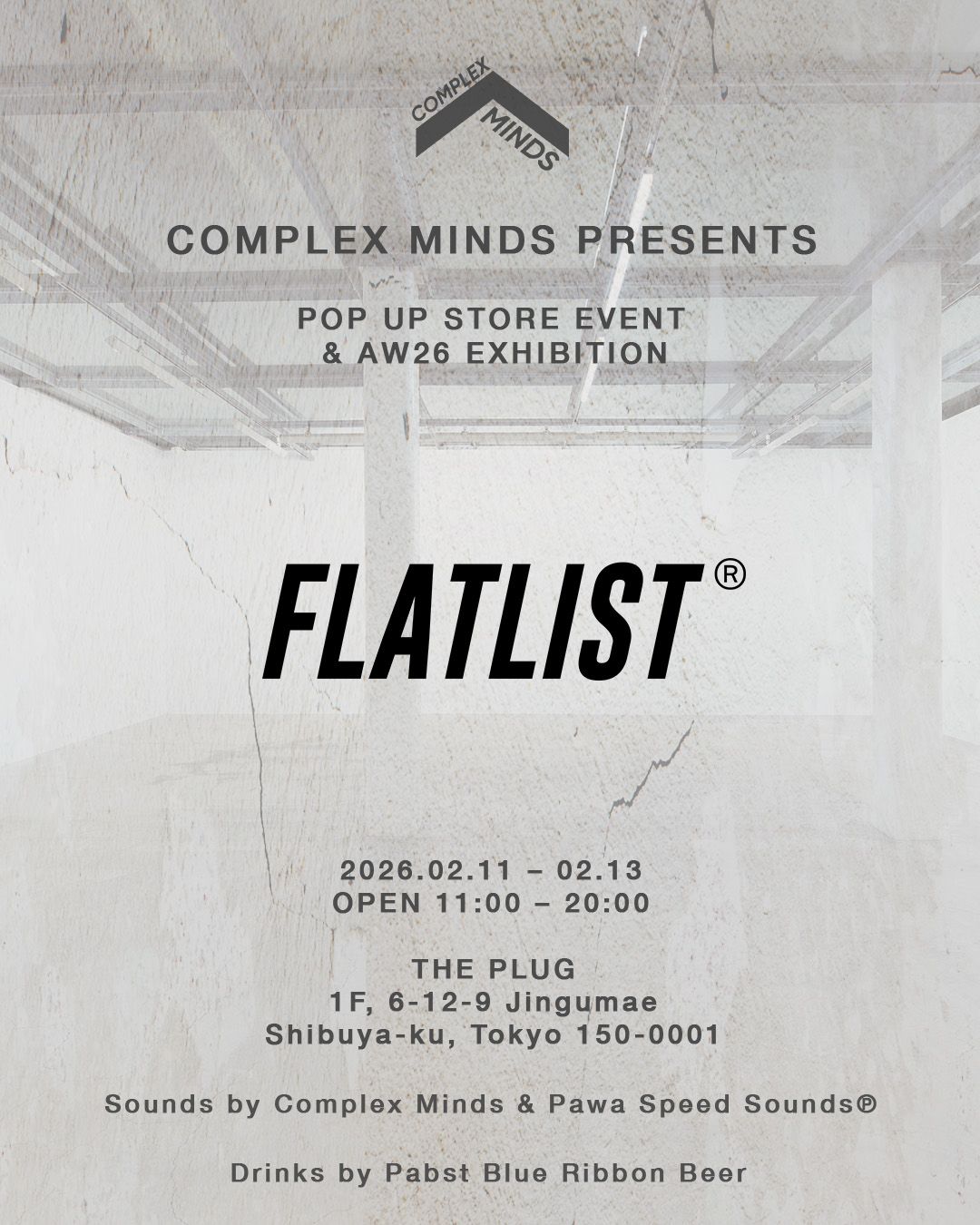 FLATLIST will show FW26 in Tokyo