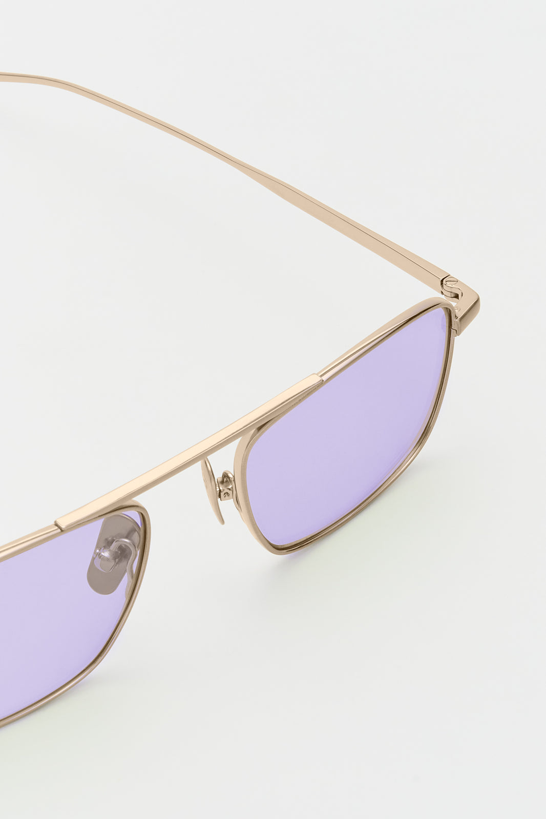 REED Brushed Light Gold / Light Purple Lens