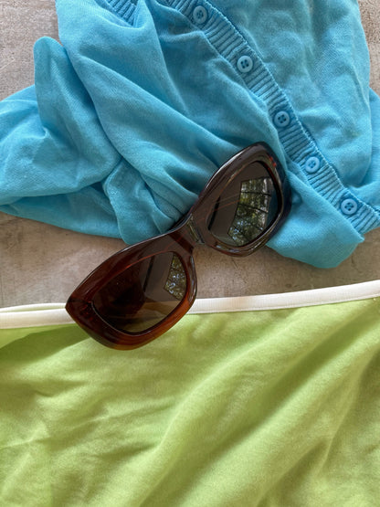 Flatlist x Freja Wewer / POPPY / Crystal Brown / Solid Brown Lens