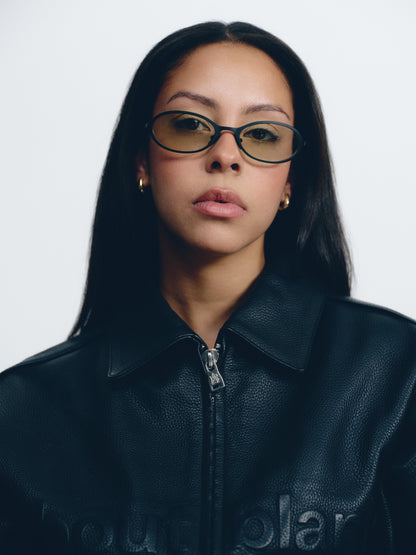 COHEN (ABOUT:BLANK) Matte Black / Chill Out Green Lens