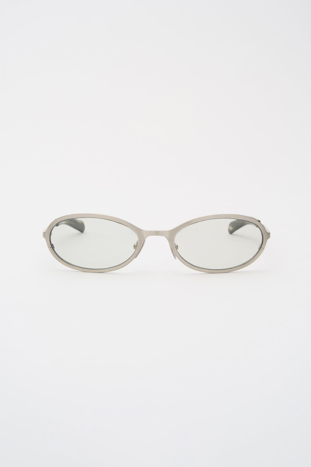 COHEN Brushed Silver / Transparent Grey Lens