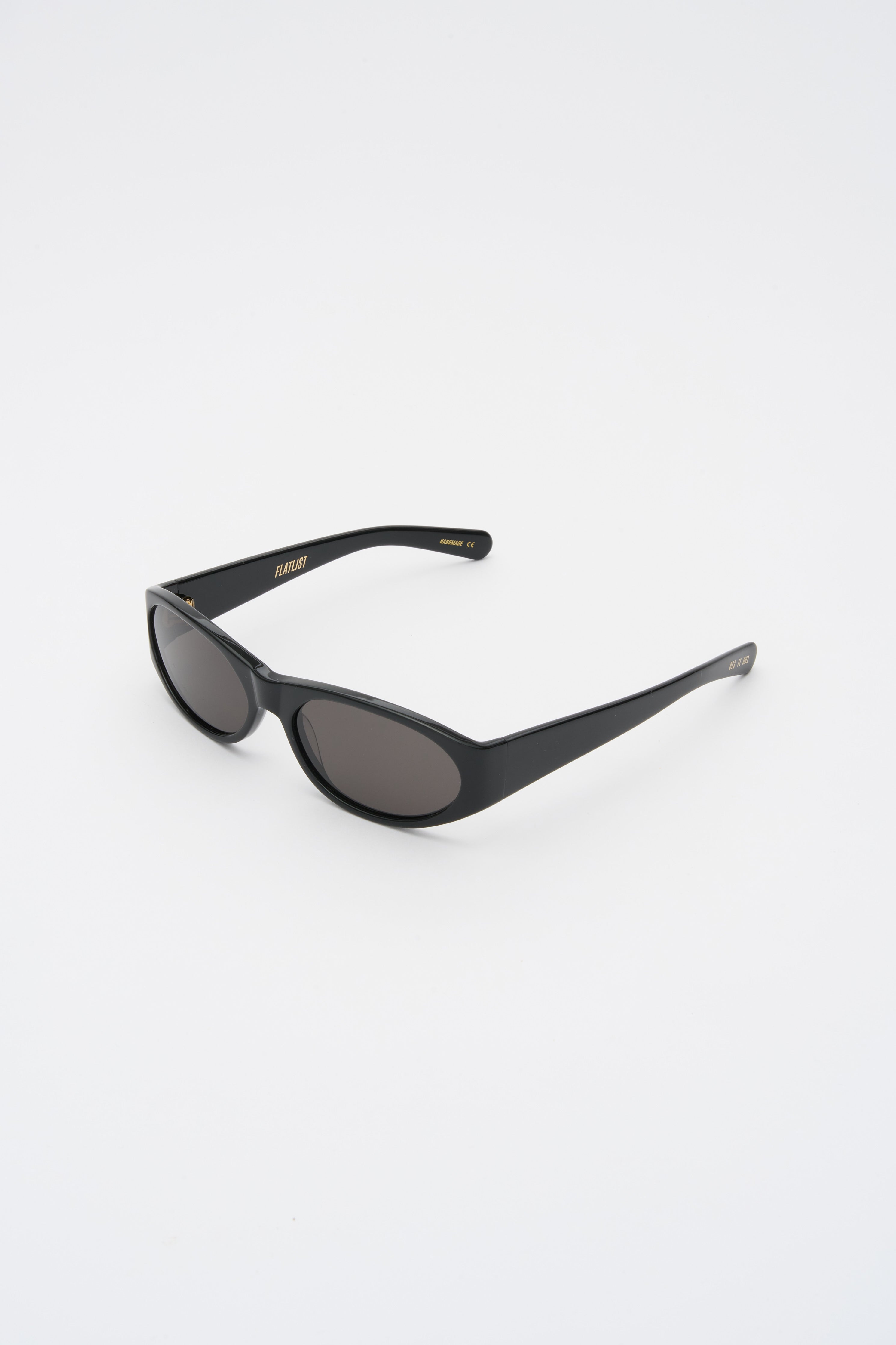 EDDIE KYU Solid Black / Solid Black Lens | FLATLIST – FLATLIST EYEWEAR