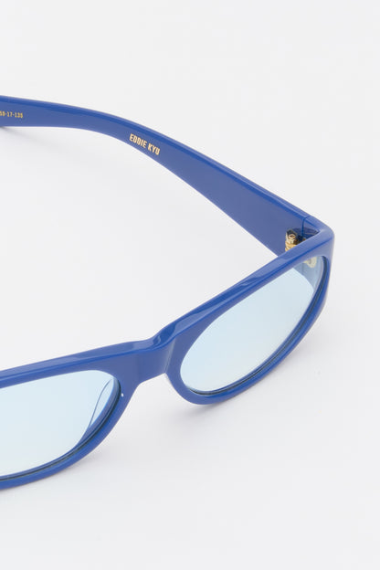 EDDIE KYU Solid Blue / Light Blue Gradient Lens