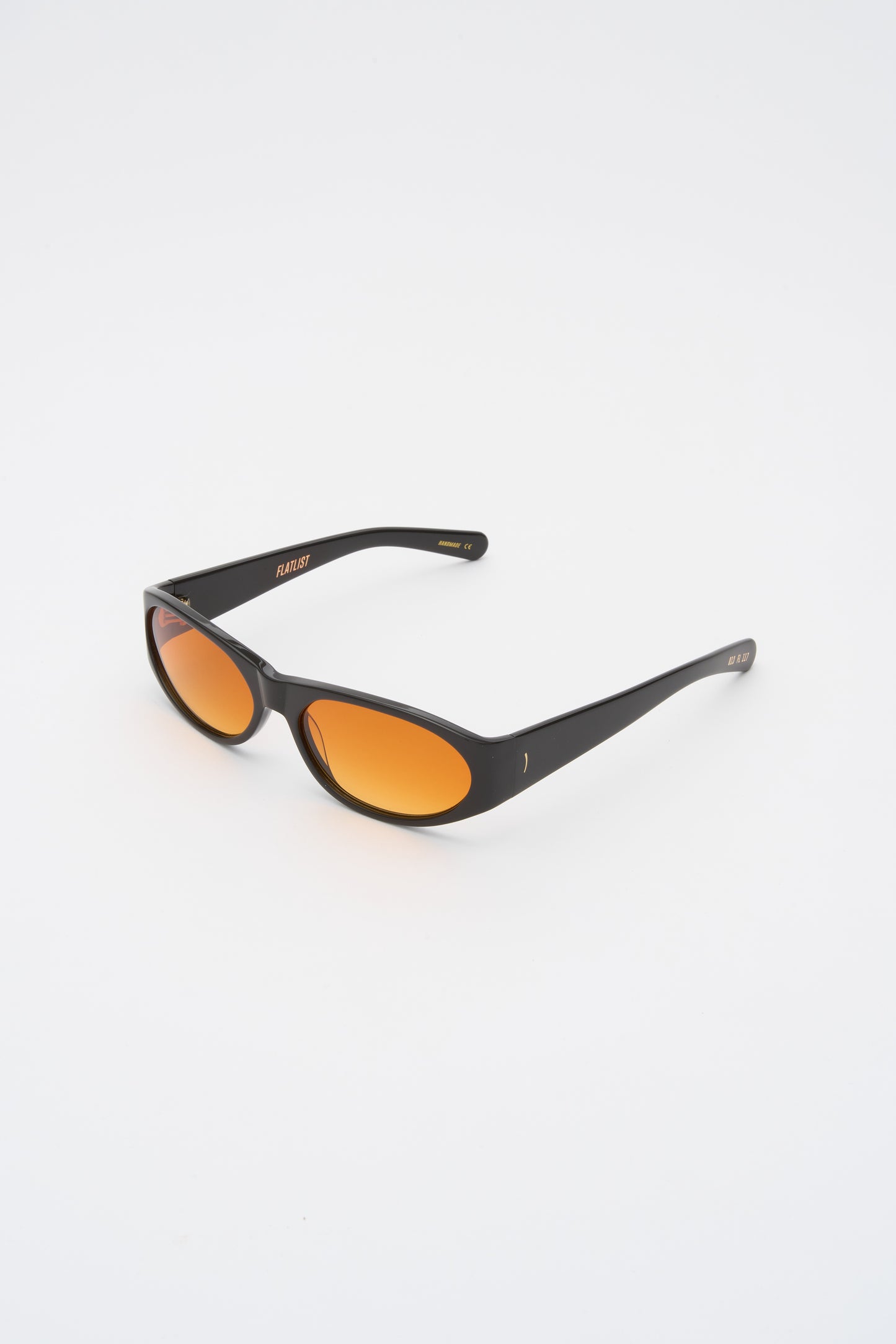EDDIE KYU Solid Brown / Sunset Orange Lens