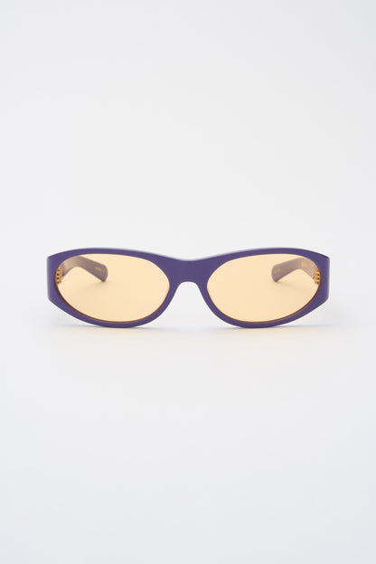EDDIE KYU Solid Lilac / Orange Blue Light Lens