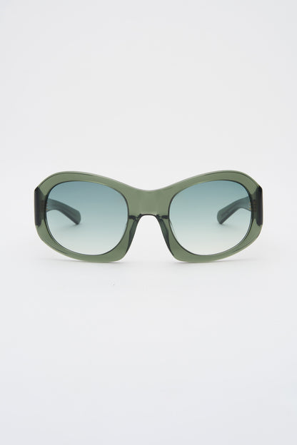 EZRA Crystal Duck Green / Green Gradient Lens