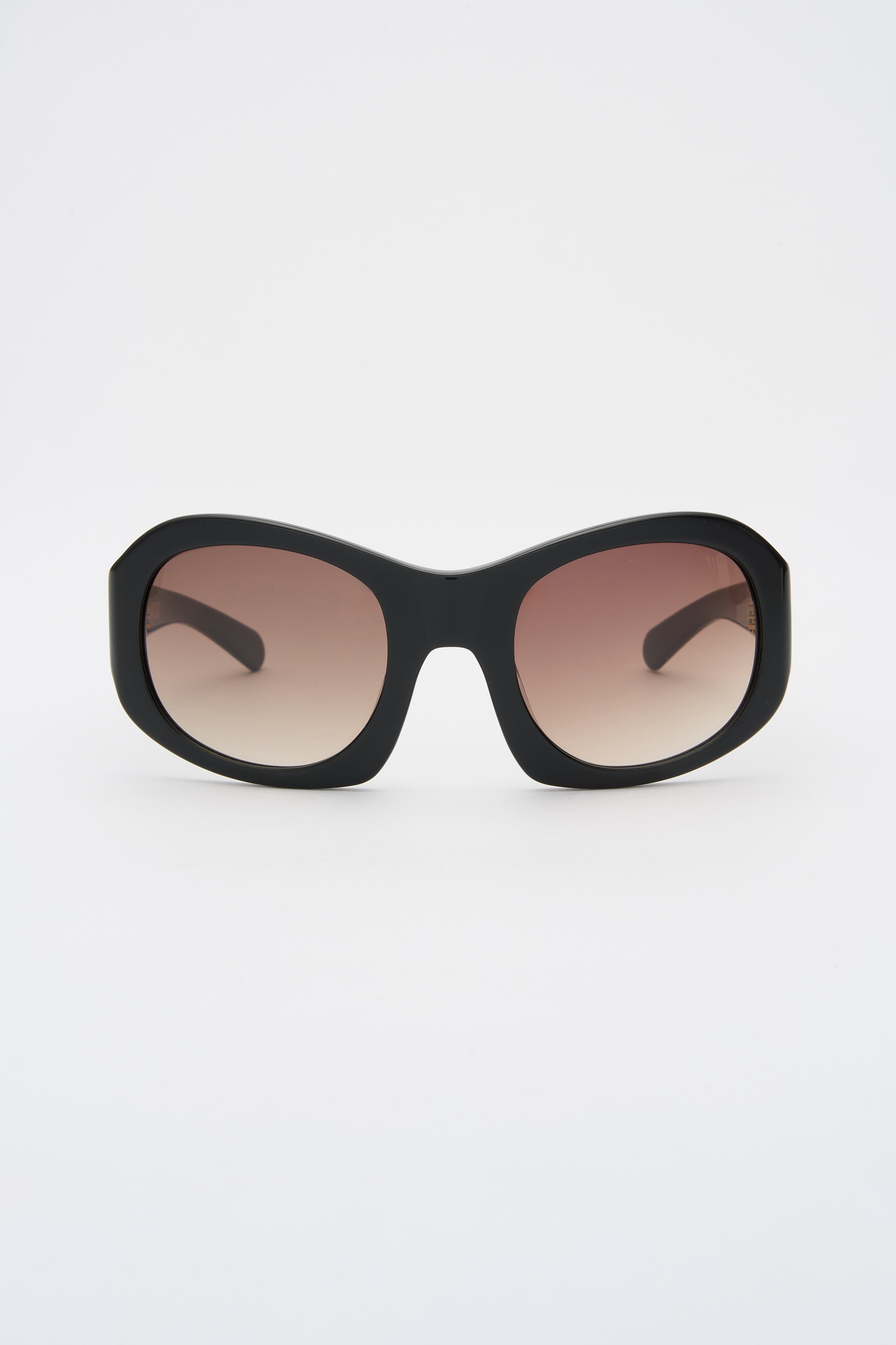 EZRA Solid Black / Brown Gradient Lens | FLATLIST – FLATLIST EYEWEAR
