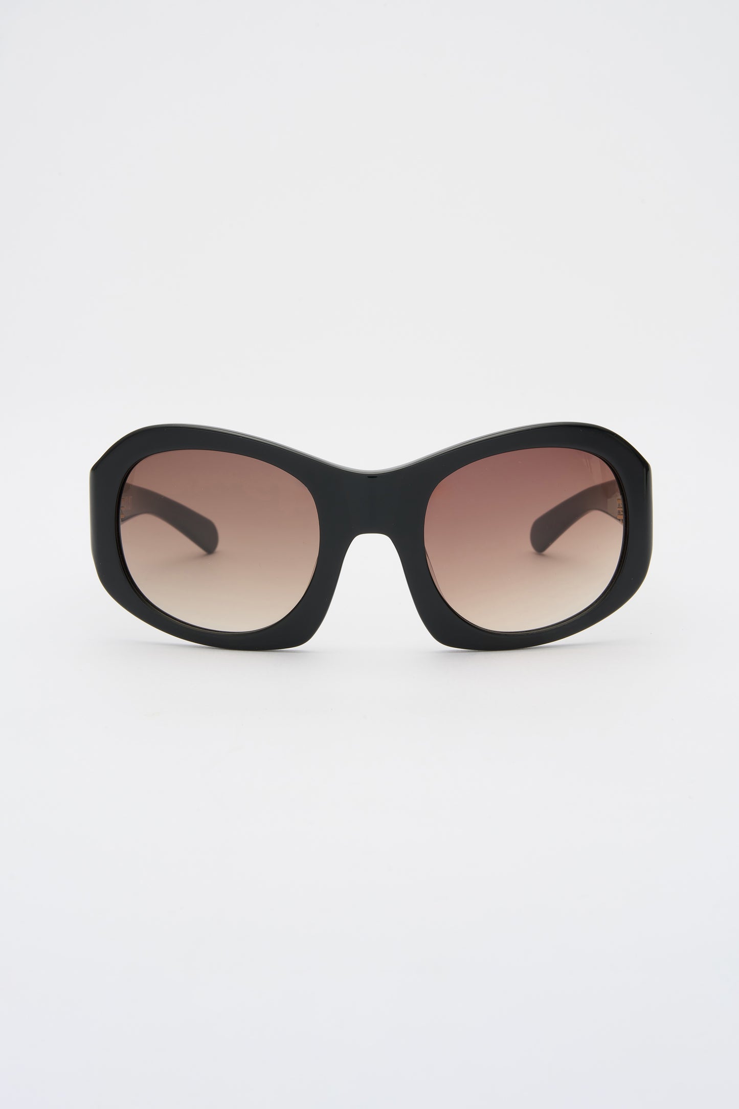 EZRA Solid Black / Brown Gradient Lens