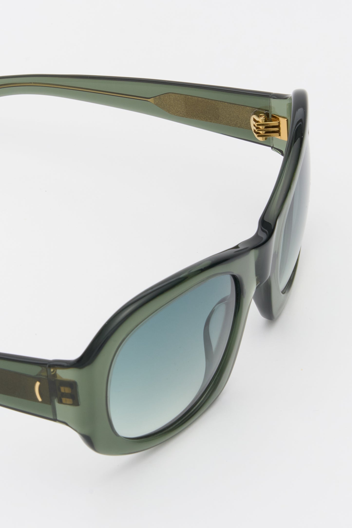 EZRA Crystal Duck Green / Green Gradient Lens