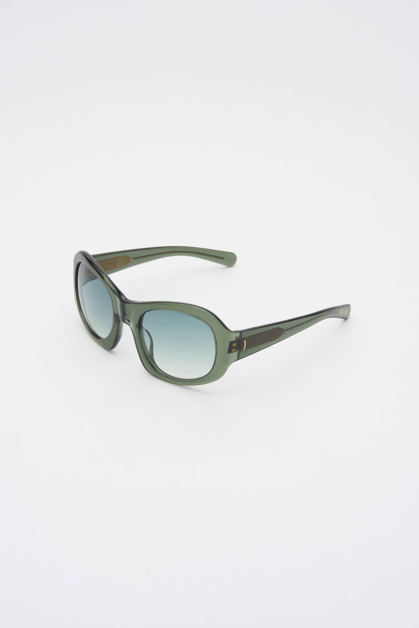 EZRA Crystal Duck Green / Green Gradient Lens