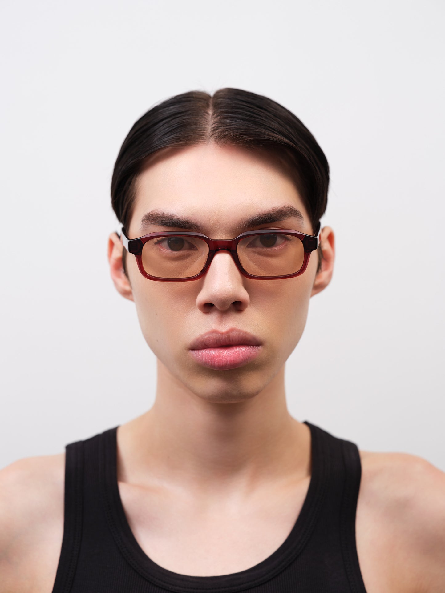 HANKY Crystal Burgundy / Peach Lens
