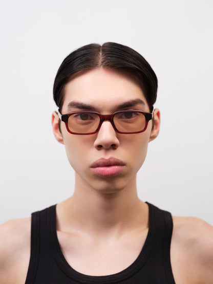 HANKY Crystal Burgundy / Peach Lens