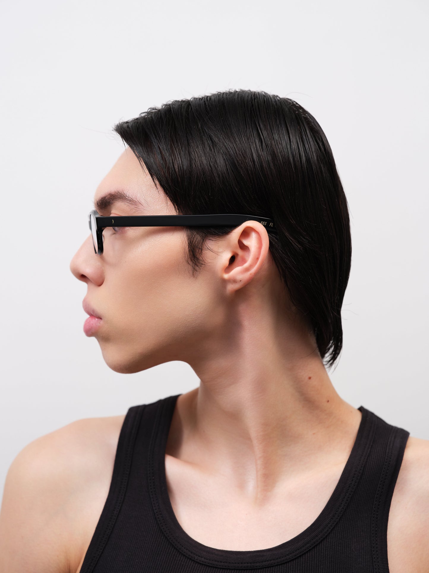 HANKY Solid Black / Clear Blue Light Lens