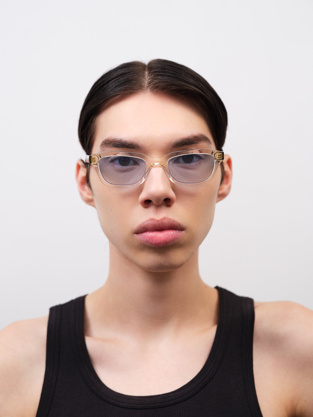 CLINT Crystal Yellow / Dark Tortoise / Light Blue Lens