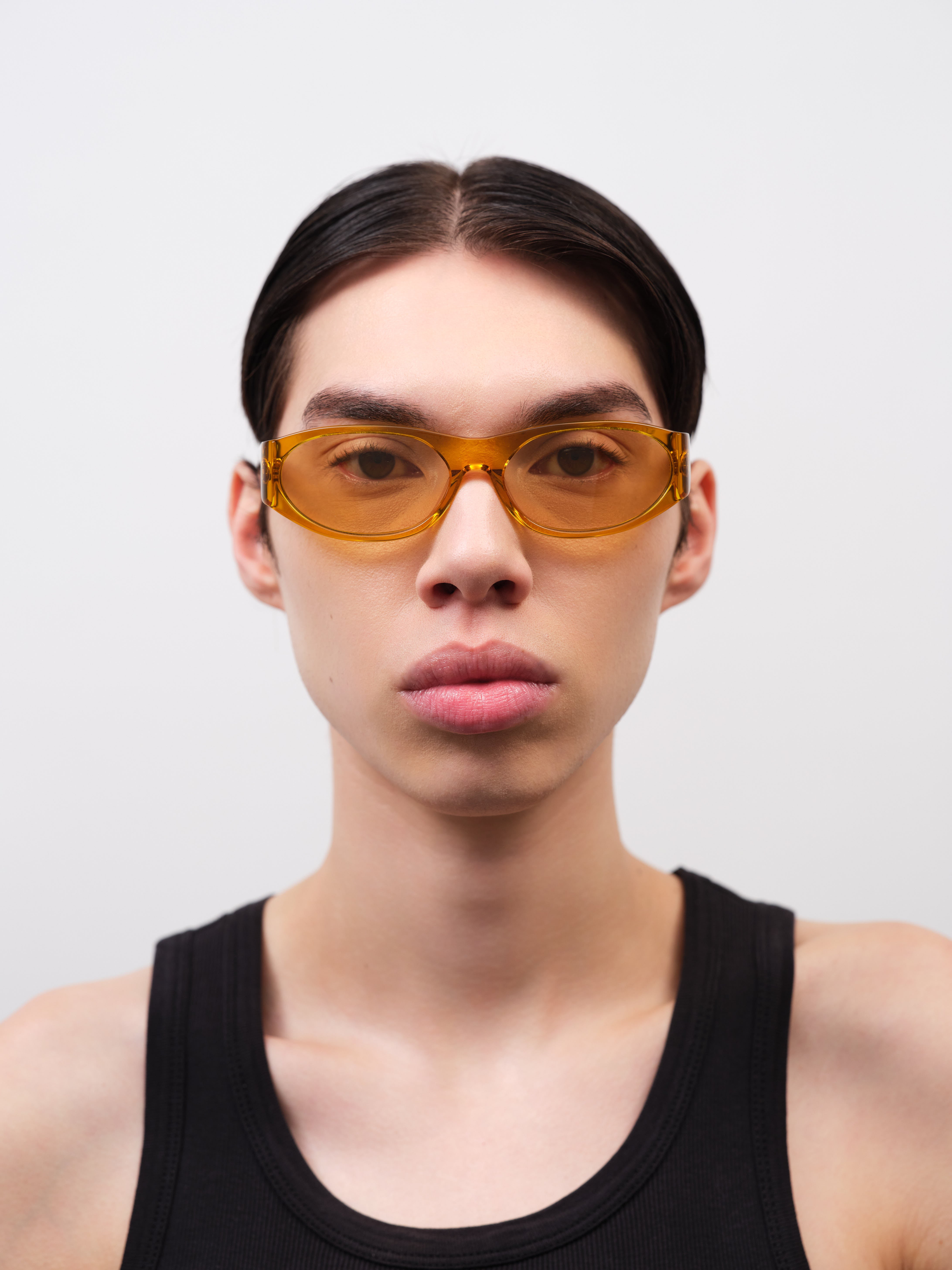 EDDIE KYU Crystal Yellow / Yellow Lens | FLATLIST – FLATLIST EYEWEAR
