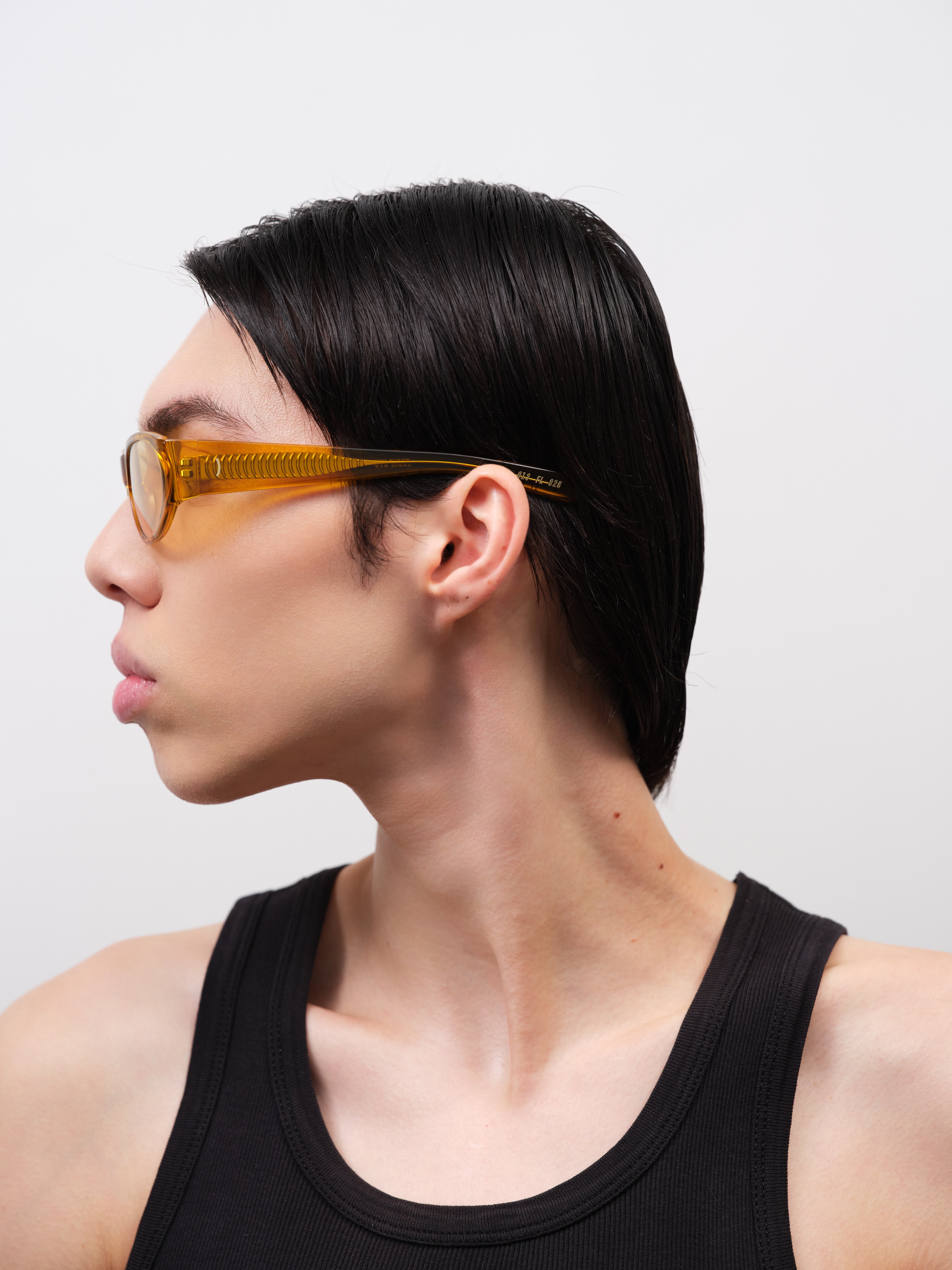EDDIE KYU Crystal Yellow / Yellow Lens | FLATLIST – FLATLIST EYEWEAR