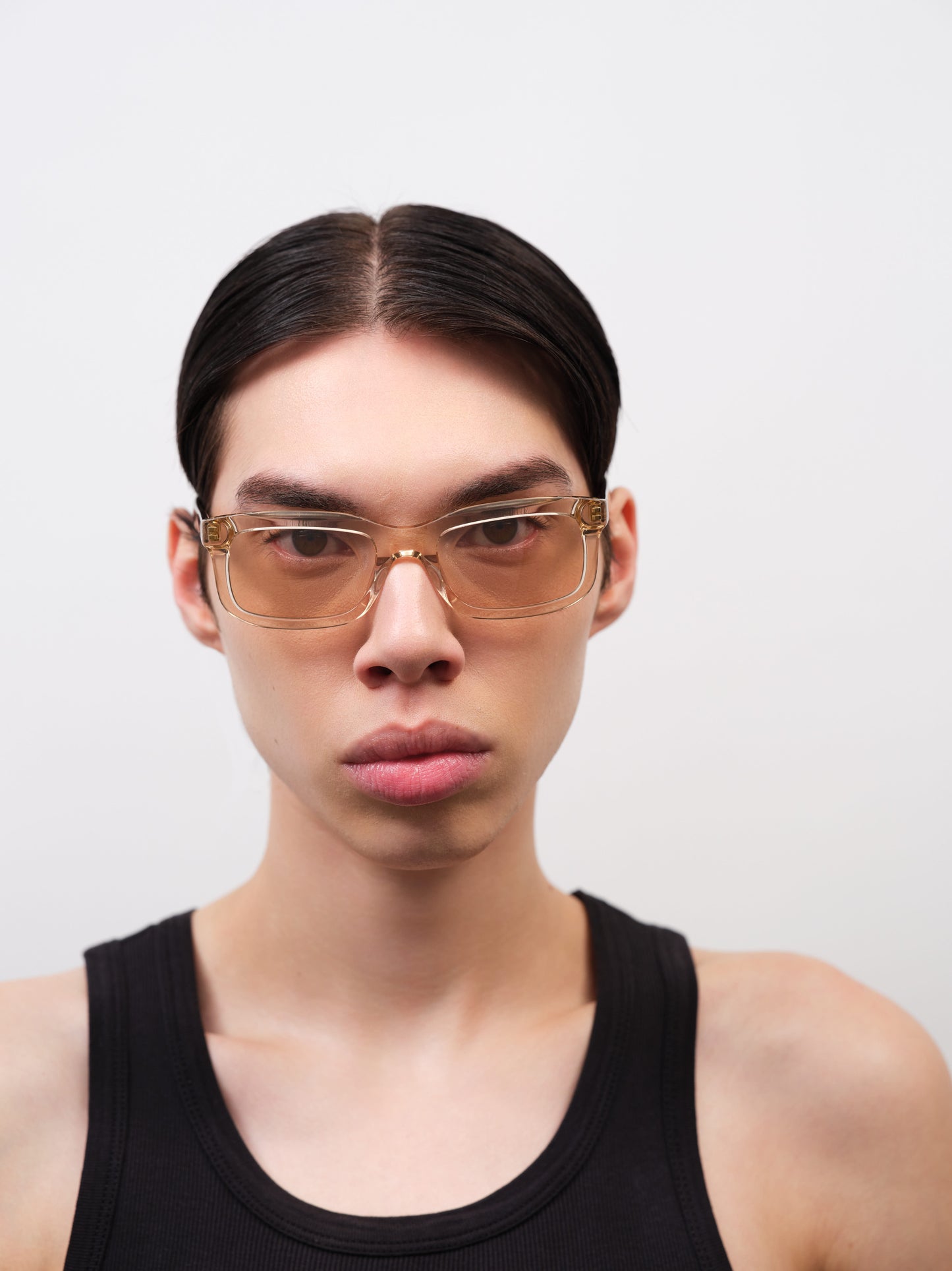 PALMER Crystal Beige / Dark Tortoise / Peach Lens