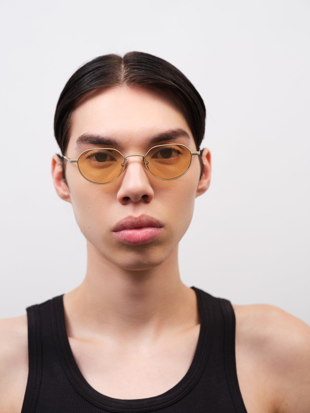 LUCIEN Brushed Light Gold / Yellow Lens