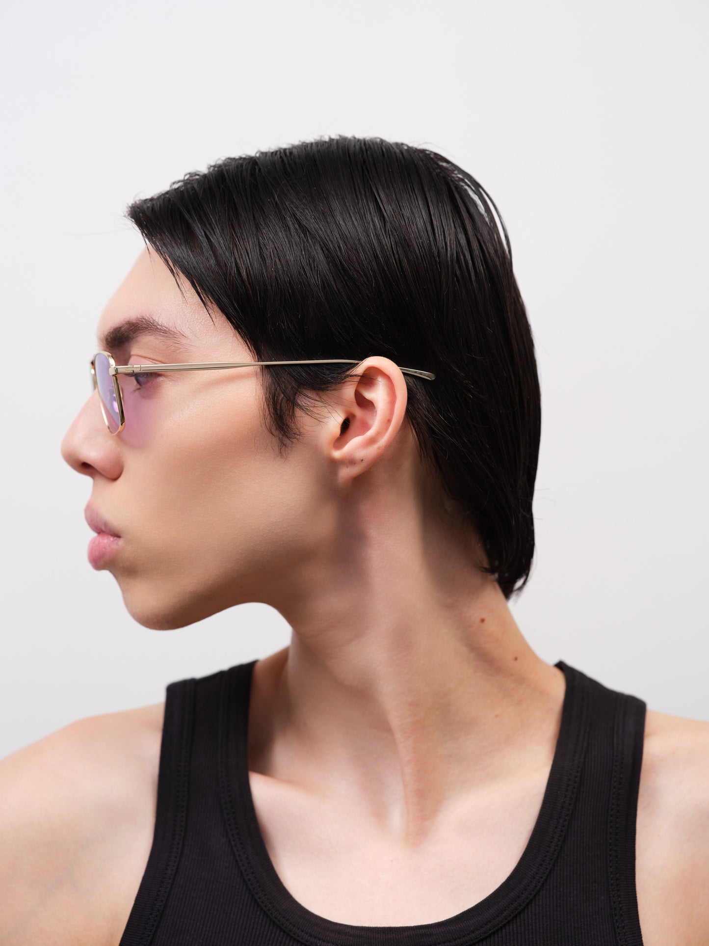 REED Brushed Light Gold / Light Purple Lens