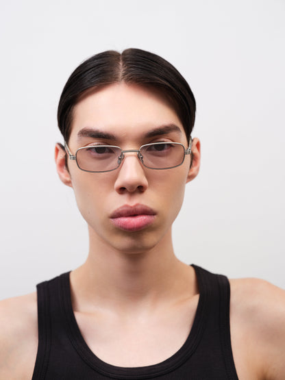 STING Brushed Silver / Carrara Fantasy / Light Grey Lens