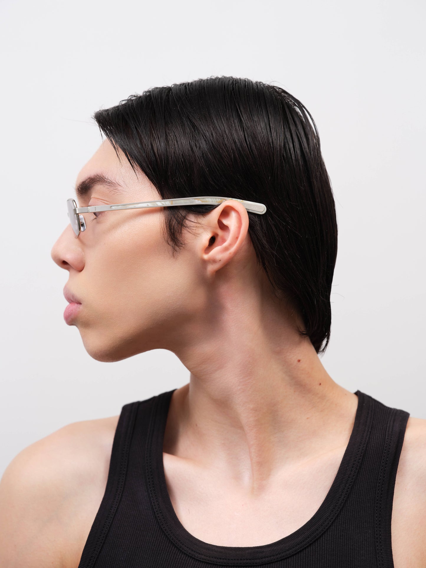 STING Brushed Silver / Carrara Fantasy / Light Grey Lens