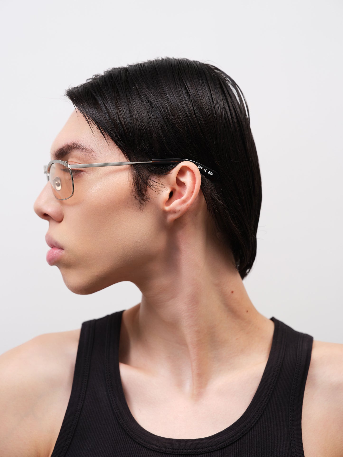 CASIER Brushed Silver / Dark Tortoise / Peach Lens