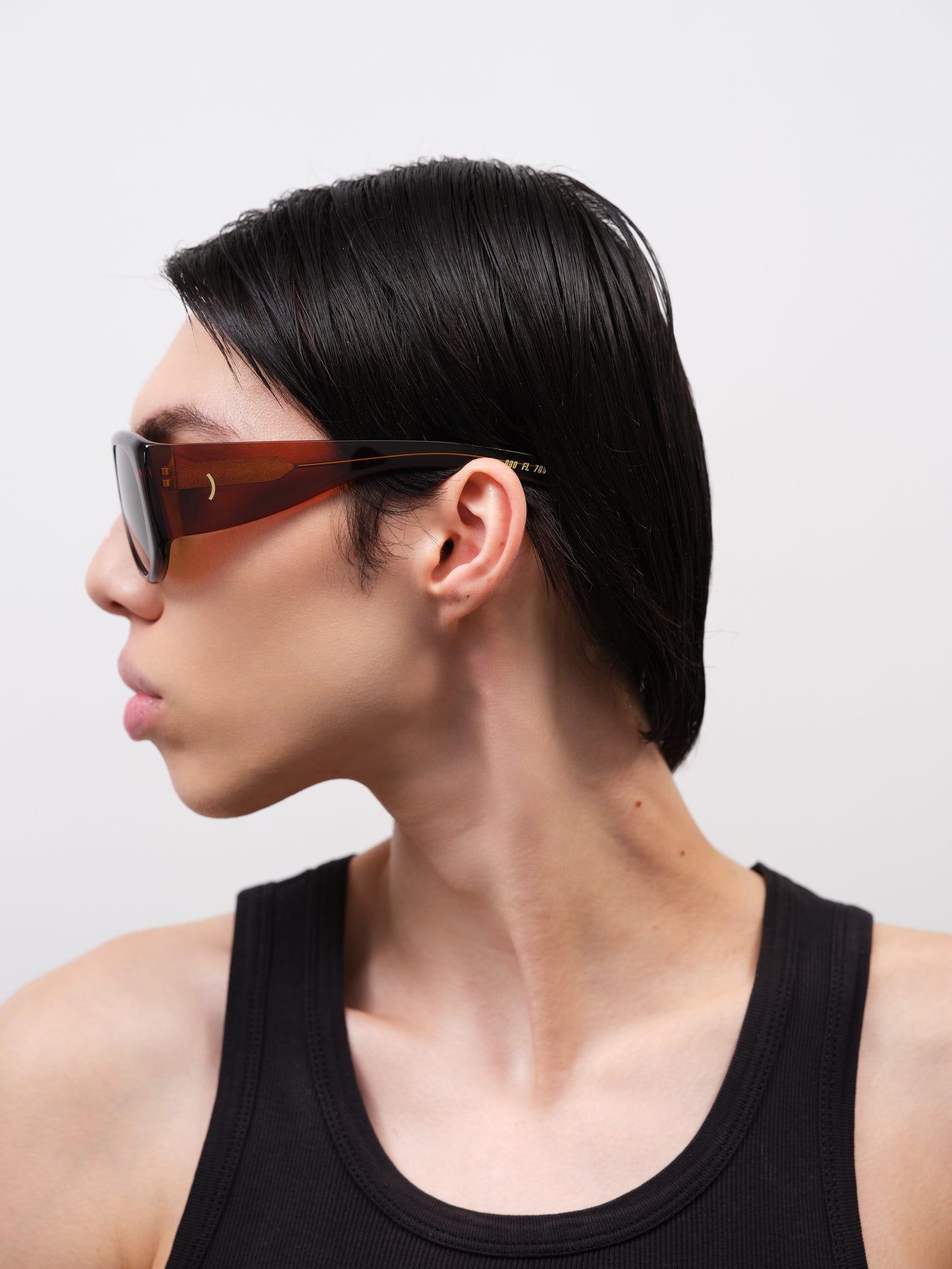 BERLYN Dark Tortoise / Peach Lens