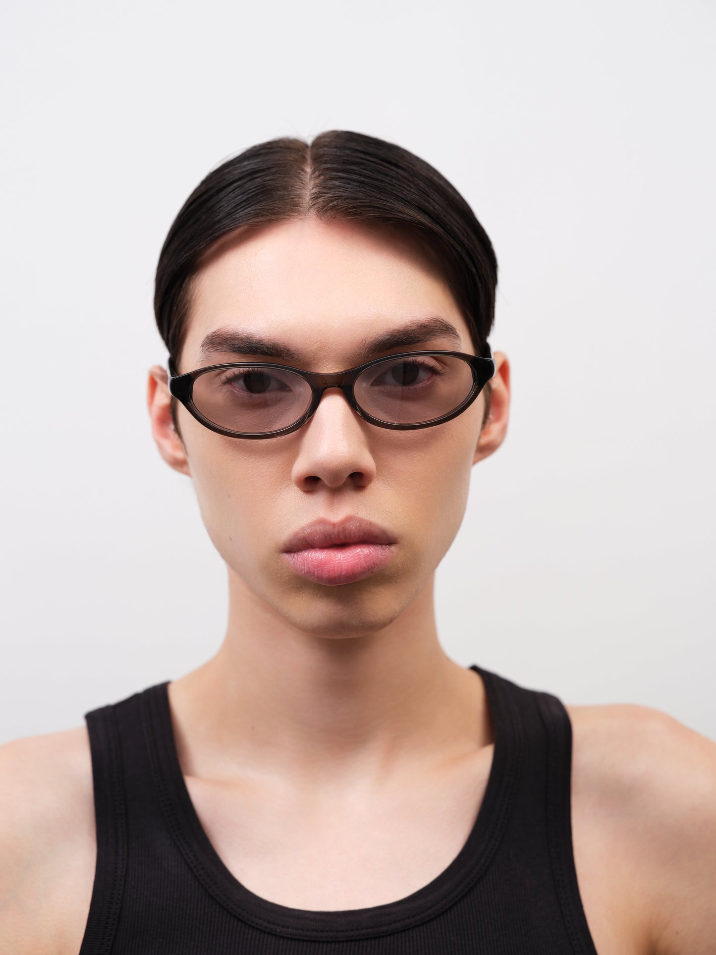 OLYMPIA Crystal Warm Grey / Light Grey Lens