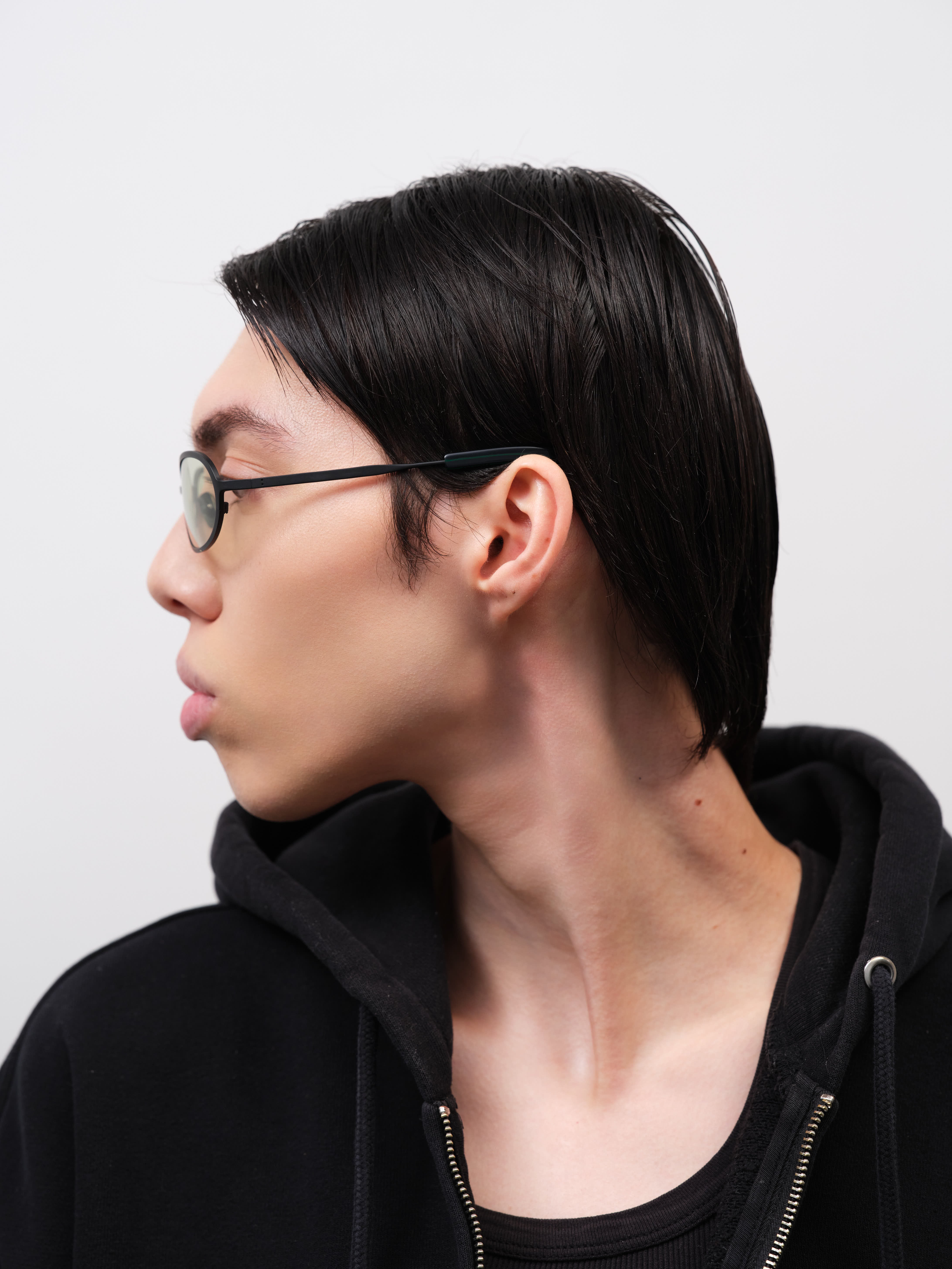 COHEN (ABOUT:BLANK) Matte Black / Chill Out Green Lens | FLATLIST
