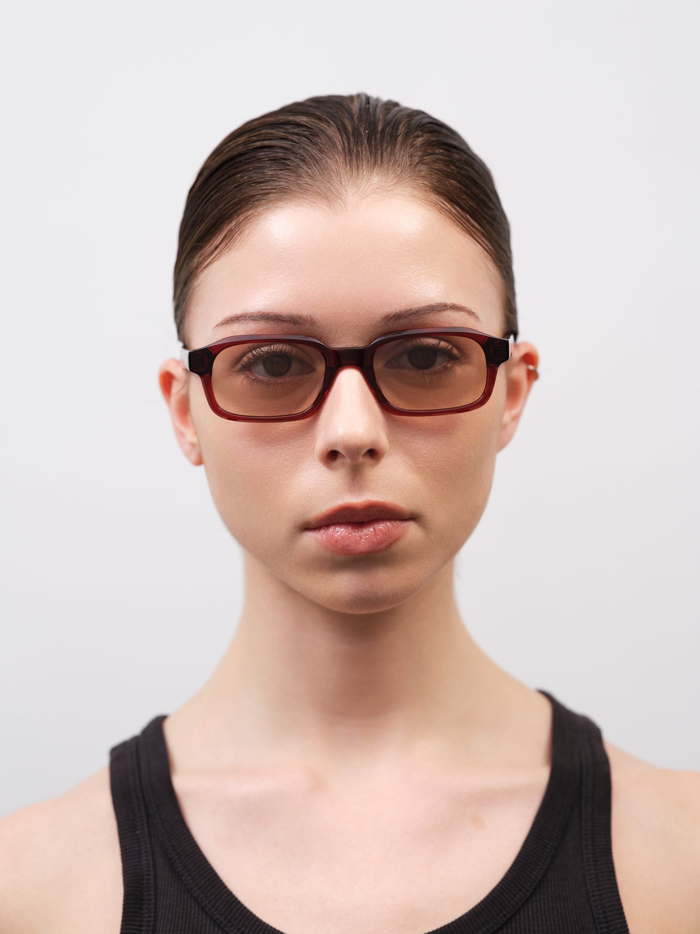 HANKY Crystal Burgundy / Peach Lens