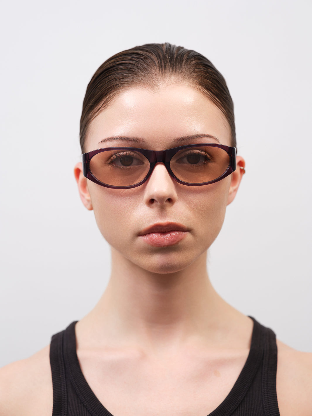 EDDIE KYU Crystal Wineberry / Peach Lens