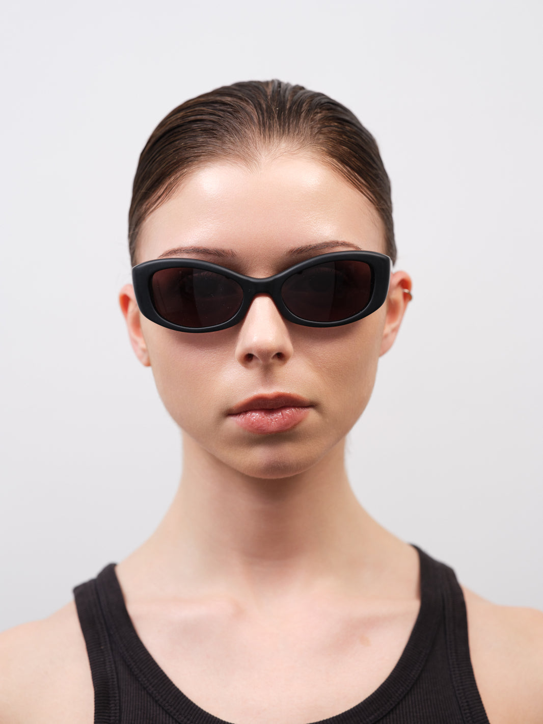 DEMI Solid Matte Black / Solid Black Lens