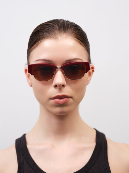 DEACON Solid Bordeaux / Brown Gradient Lens