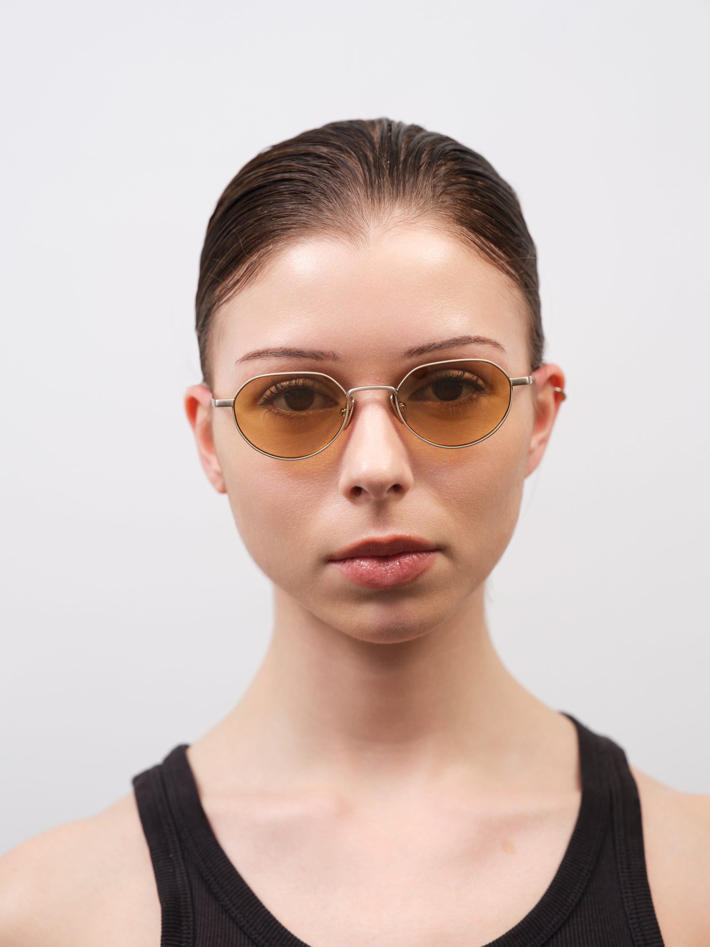 LUCIEN Brushed Light Gold / Yellow Lens