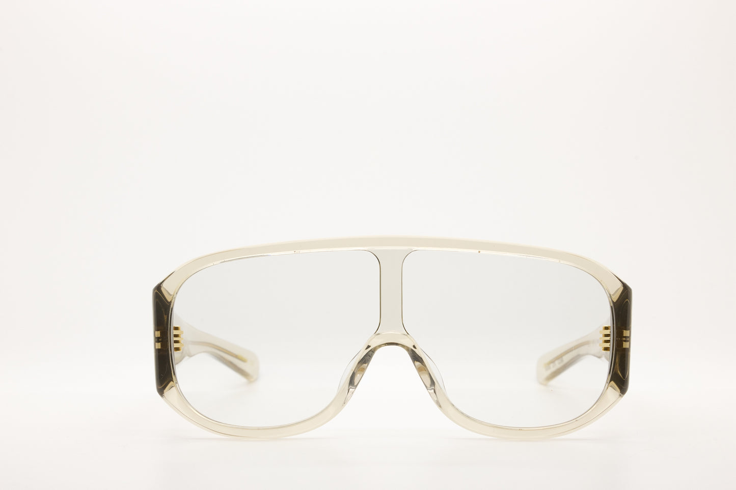 JOHN JOVINO Clear Grey / Transparent Grey Lens