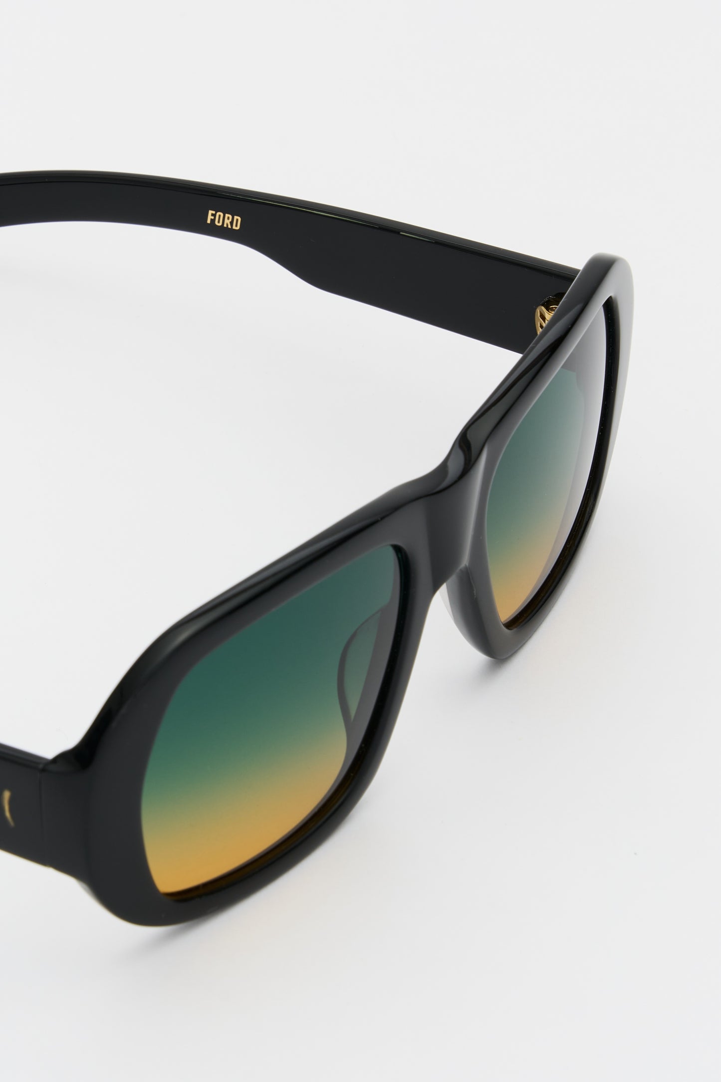 FORD Solid Black / Olive Yellow Lens