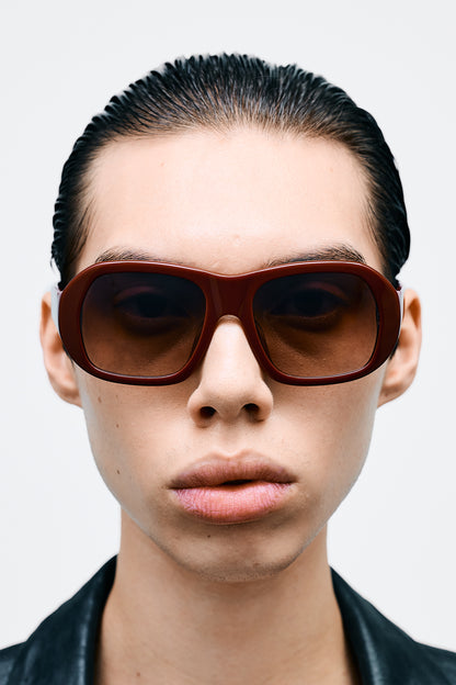 FORD Solid Bordeaux / Brown Berry Gradient Lens