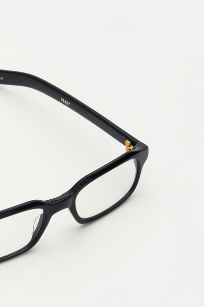 HANKY Solid Black / Clear Blue Light Lens