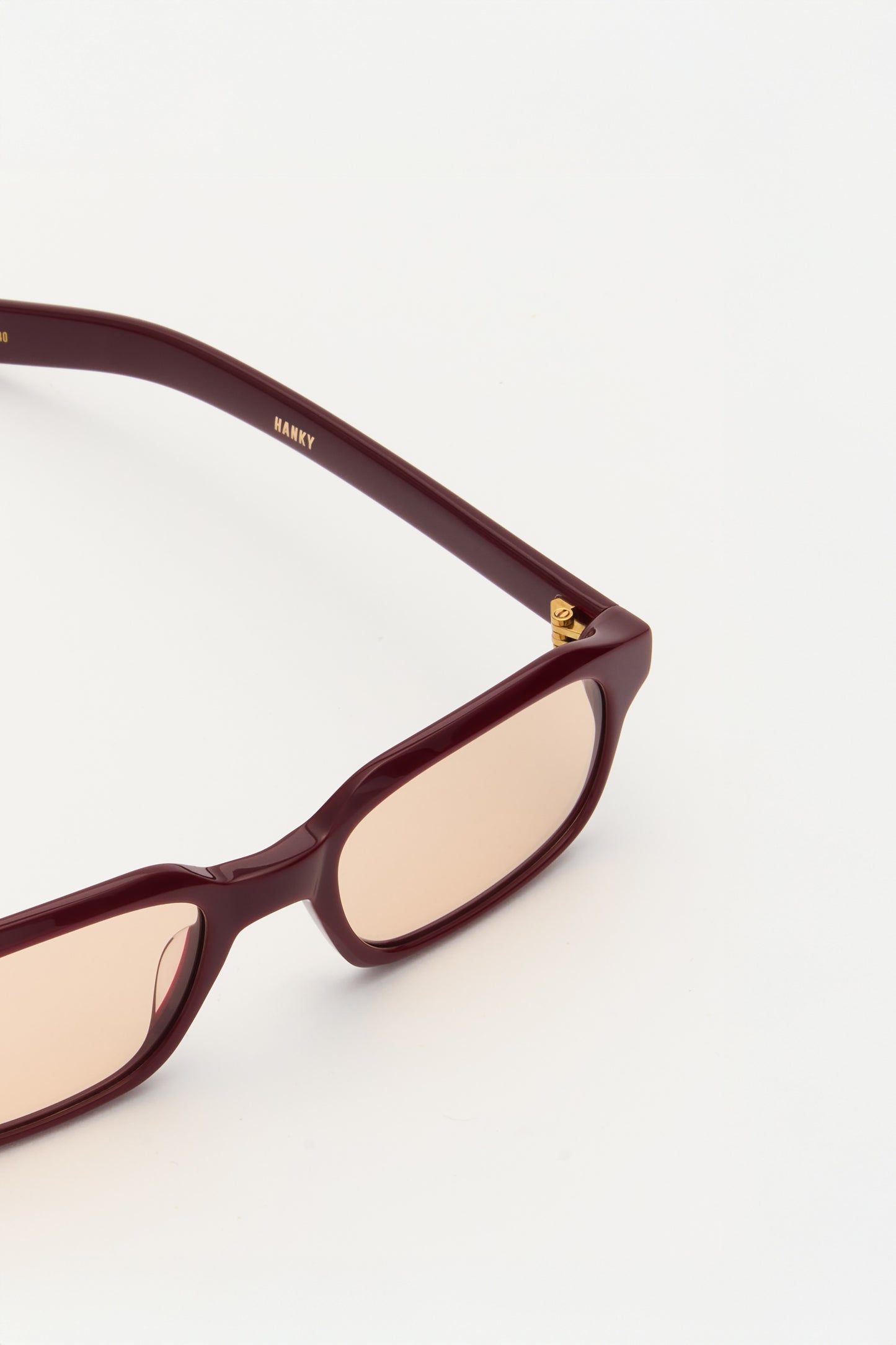 HANKY Solid Bordeaux / Peach Lens