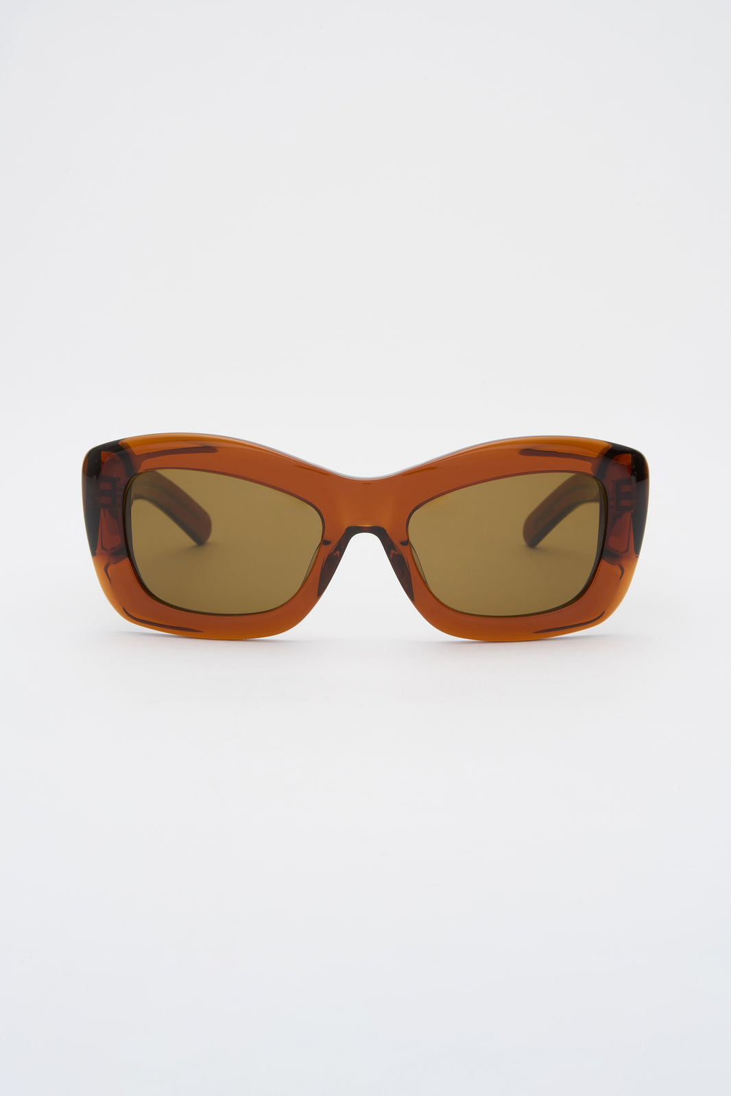 INEZ Crystal Brown / Brown Lens